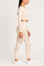 Chic Anti-Cellulite Compression Leggings for Maximum Comfort - Women's