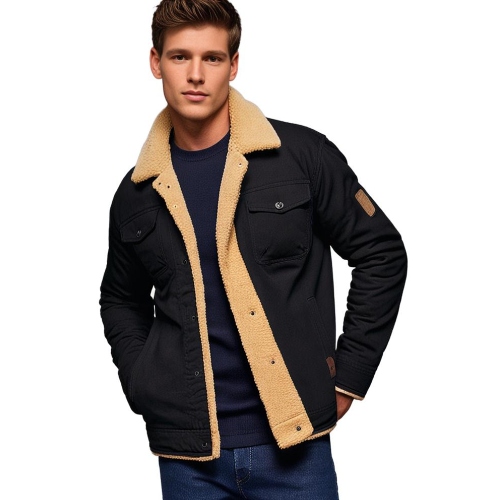 DIRK - Men's Vintage Bomber Jacket - Ideal for Spring and Summer