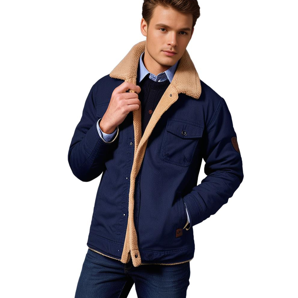 DIRK - Men's Vintage Bomber Jacket - Ideal for Spring and Summer
