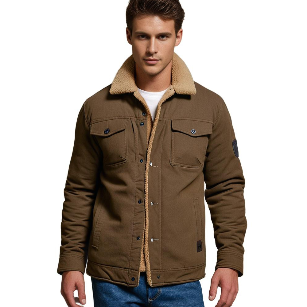 DIRK - Men's Vintage Bomber Jacket - Ideal for Spring and Summer