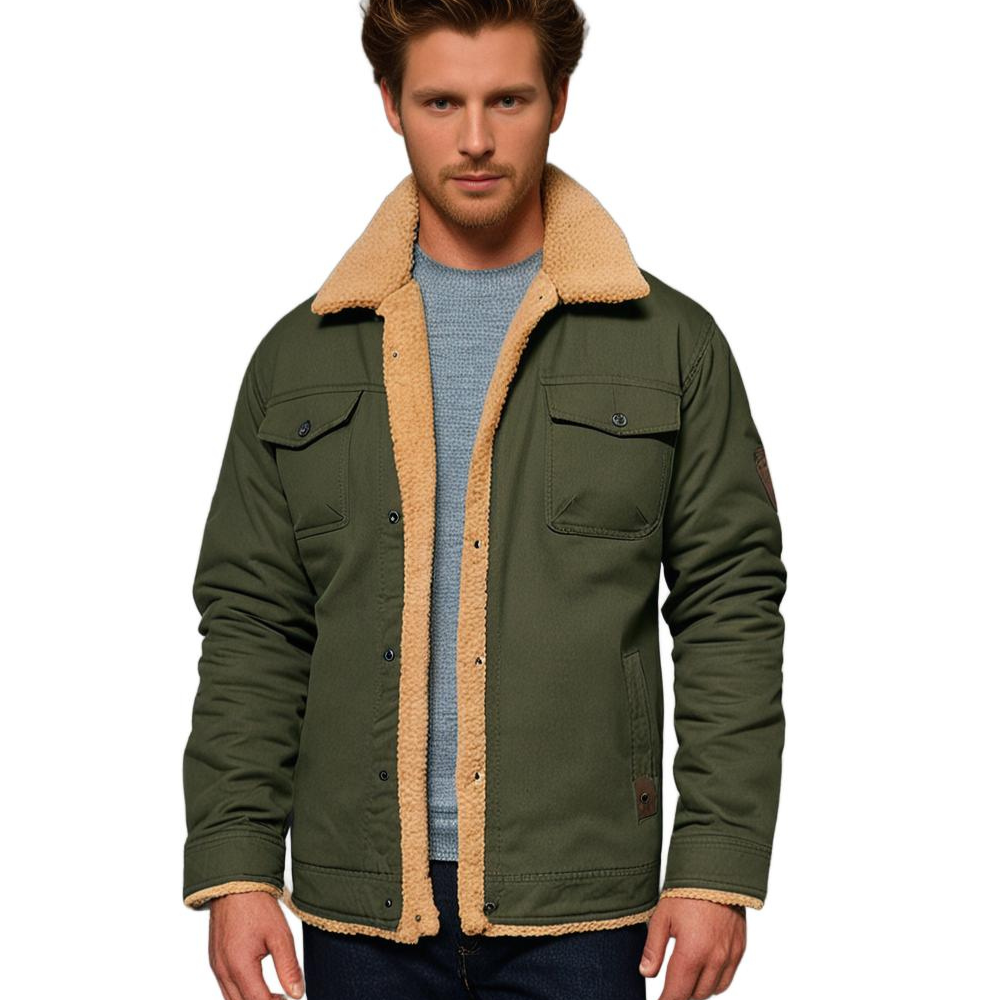 DIRK - Men's Vintage Bomber Jacket - Ideal for Spring and Summer