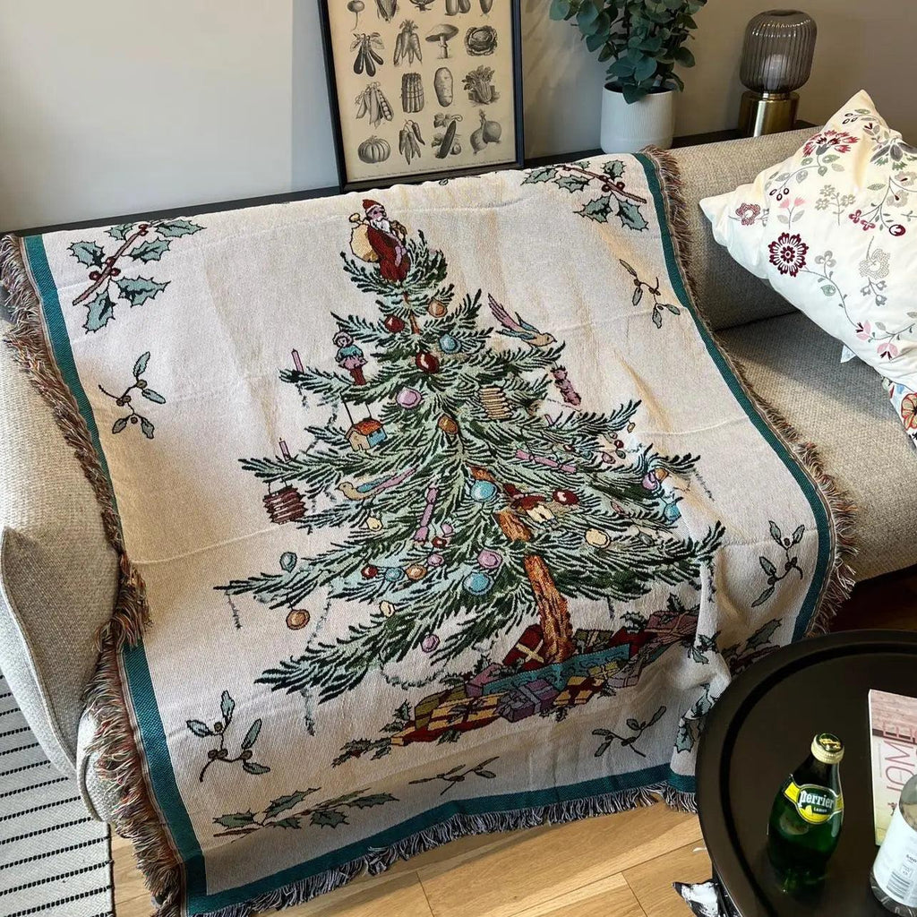 Nutcracker and Stars Christmas Blanket