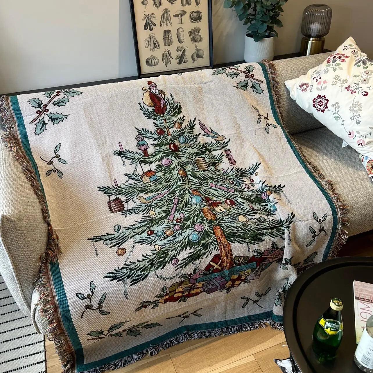 Nutcracker and Stars Christmas Blanket