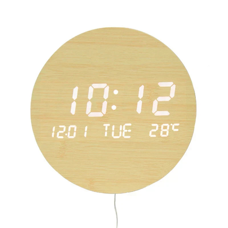 Sustainable LED Desk Clock