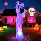 LED-Illuminated Inflatable Hand-Holding Eyeballs