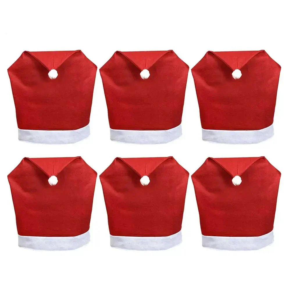 Enchanting Christmas Chair Covers for a Festive Table Glow