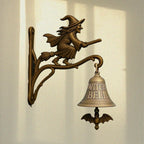Enchanting Witch's Skull Doorbell for Home and Garden Decor