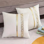Chic Shiny Finish Cushion Cover