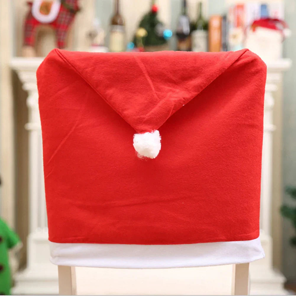 Enchanting Christmas Chair Covers for a Festive Table Glow