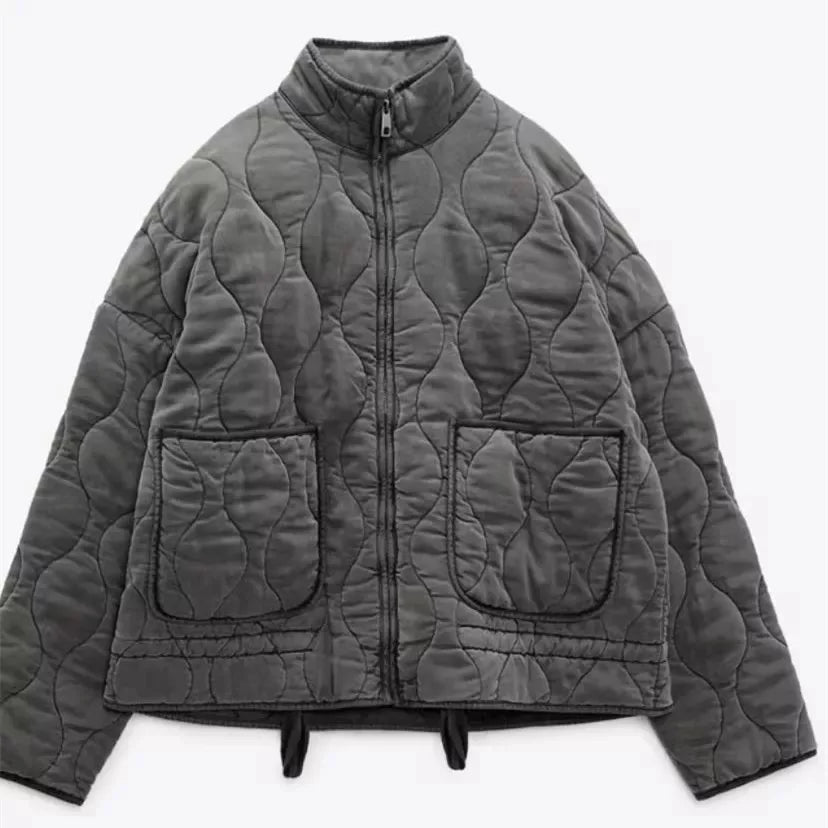 Zinnia – Quilted Everyday Jacket with Pocket Detail