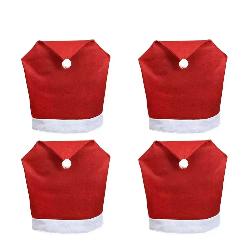 Enchanting Christmas Chair Covers for a Festive Table Glow