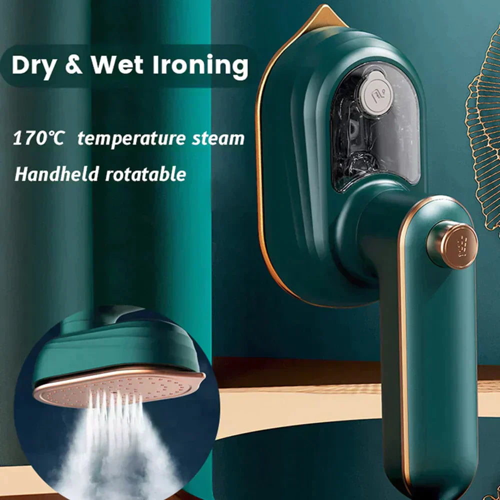 Portable 2-in-1 Mini Steam Iron for Easy Ironing!