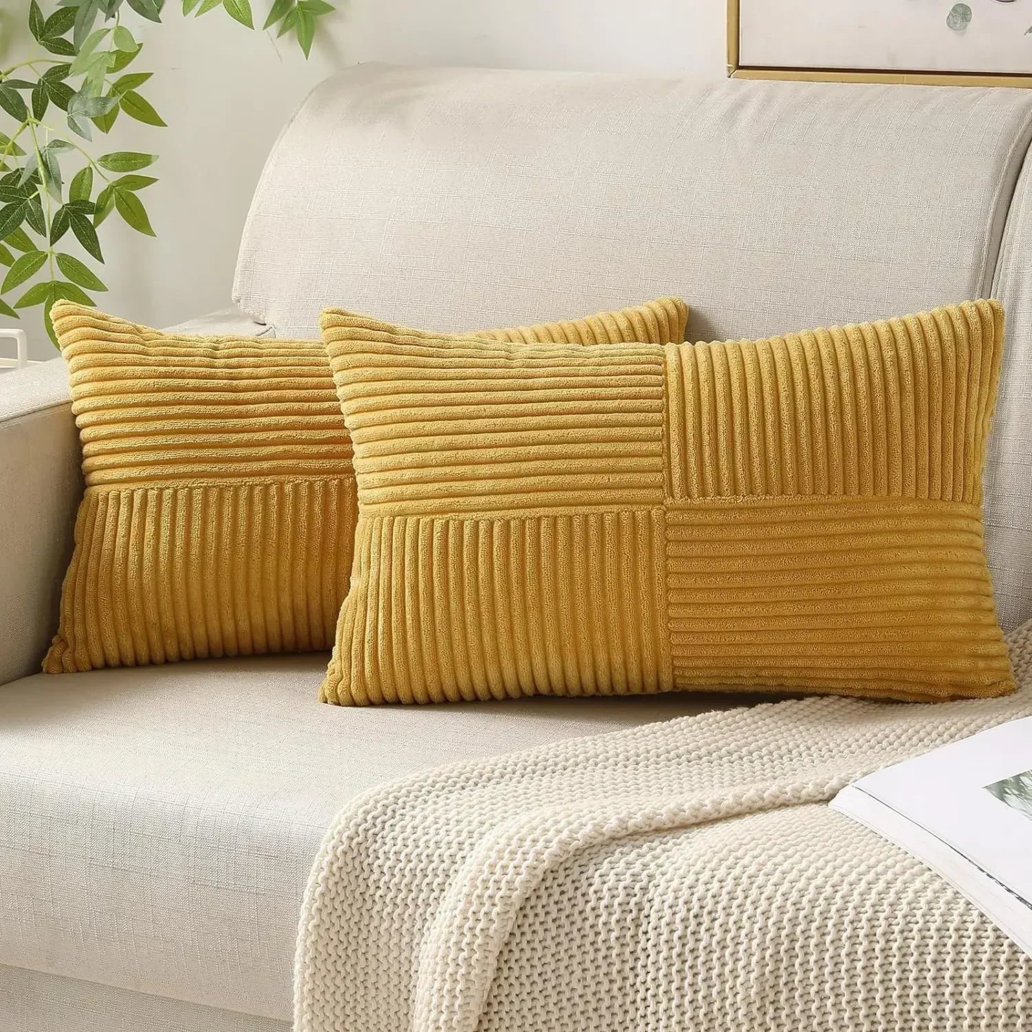 Chic Corduroy Cushion Cover for Your Home Decor