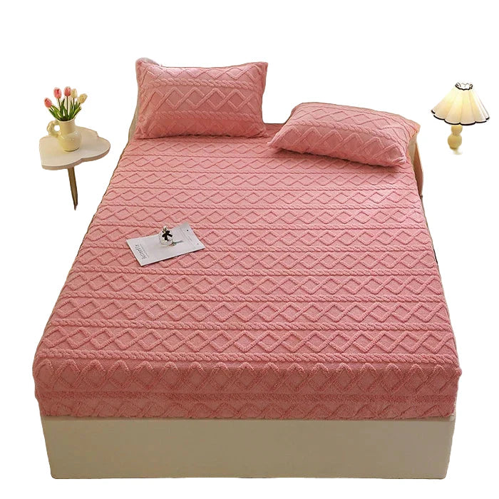 Cozy Thick Patterned Winter Flannel and Plush Blanket