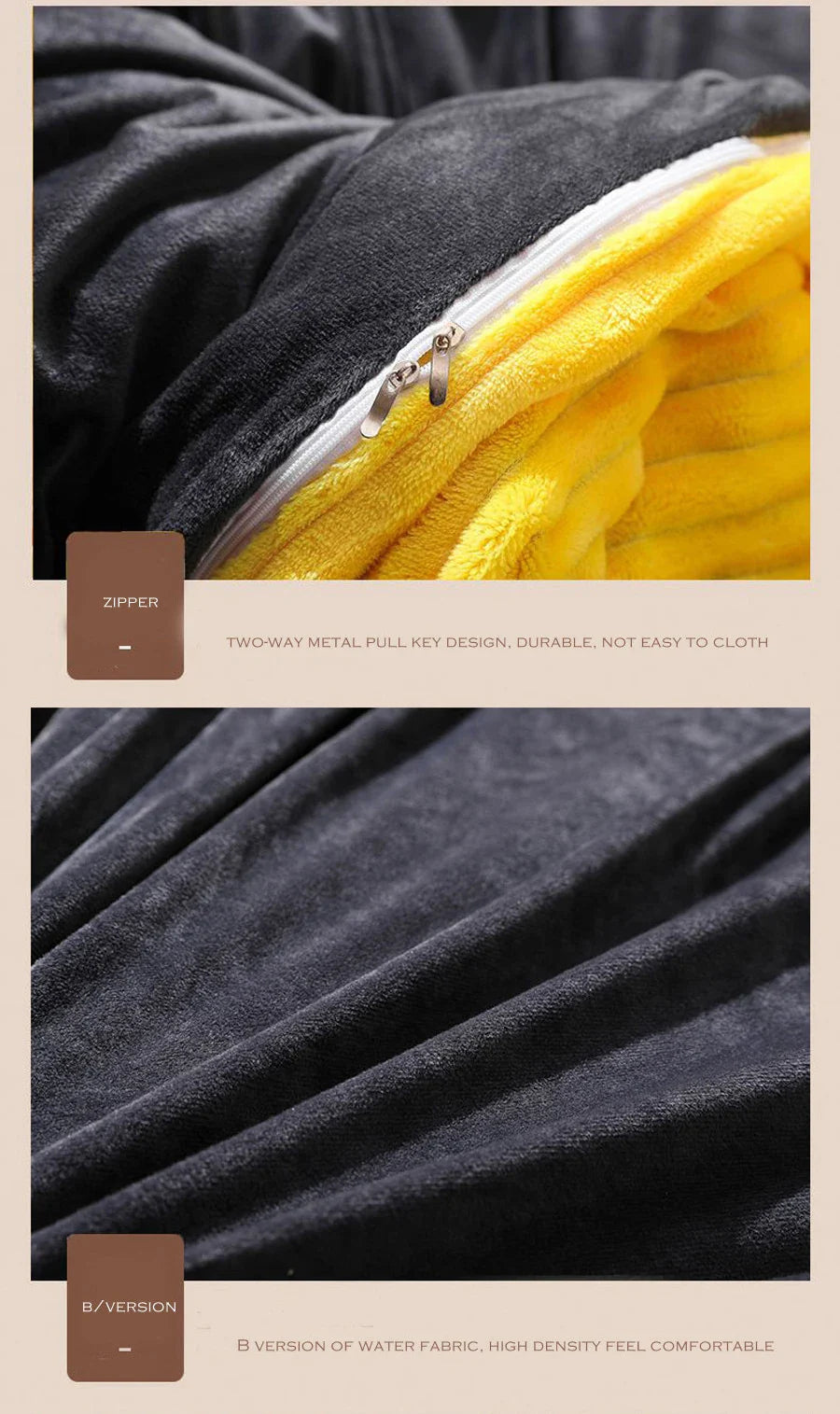 Cozy Fleece Duvet Cover for Winter Warmth