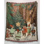 Nutcracker and Stars Christmas Blanket