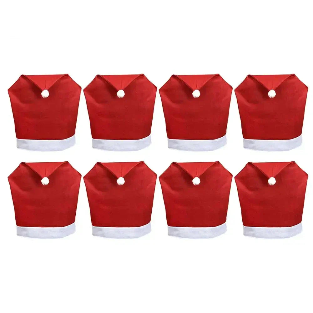 Enchanting Christmas Chair Covers for a Festive Table Glow