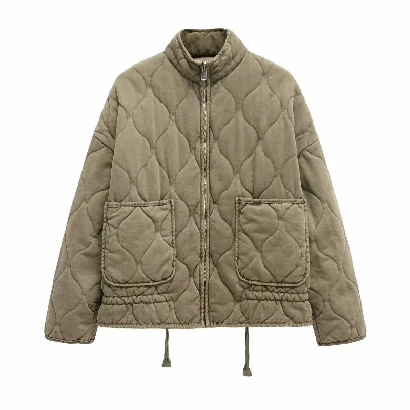 Zinnia – Quilted Everyday Jacket with Pocket Detail