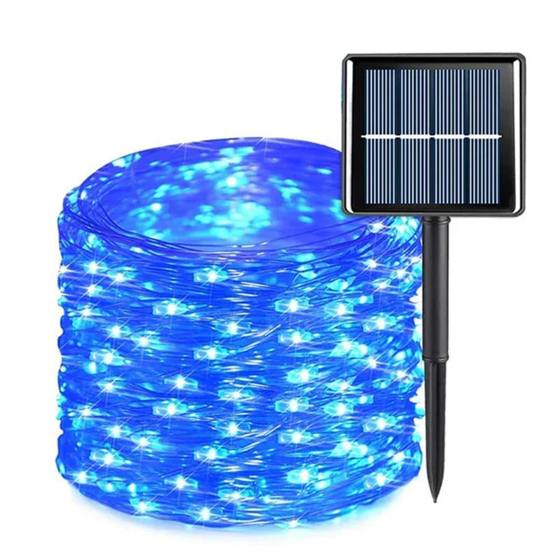 Enchanting Solar Garland with Forest Magic Design and Automatic On/Off Feature