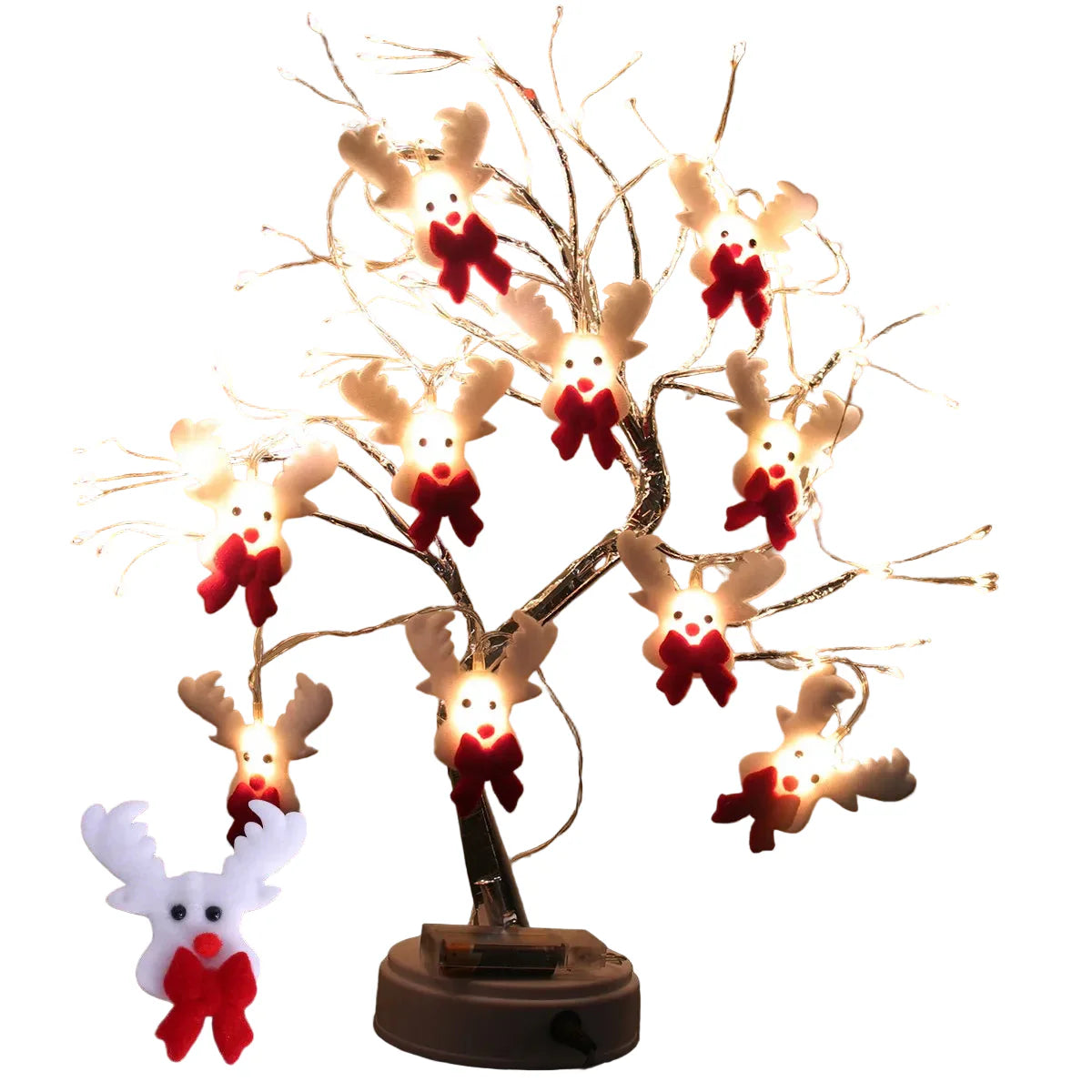 Winter Wonderland Christmas Decorative Chain Featuring Snowman Figurines