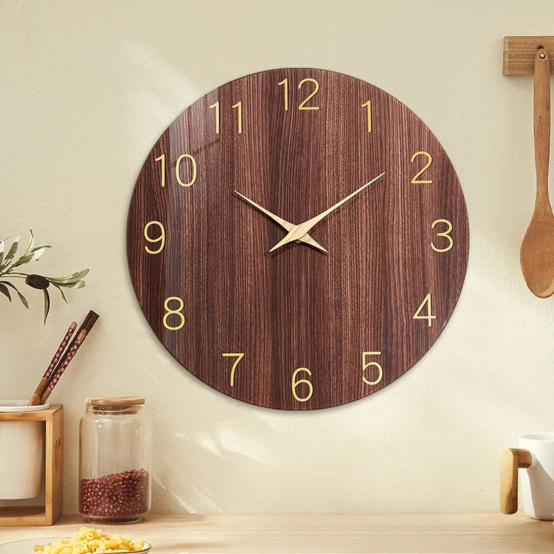 Nature's Grace: A Serene Wall Clock