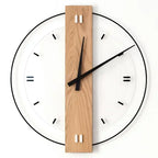 Charming Natural Wood Clock with Elegant Design