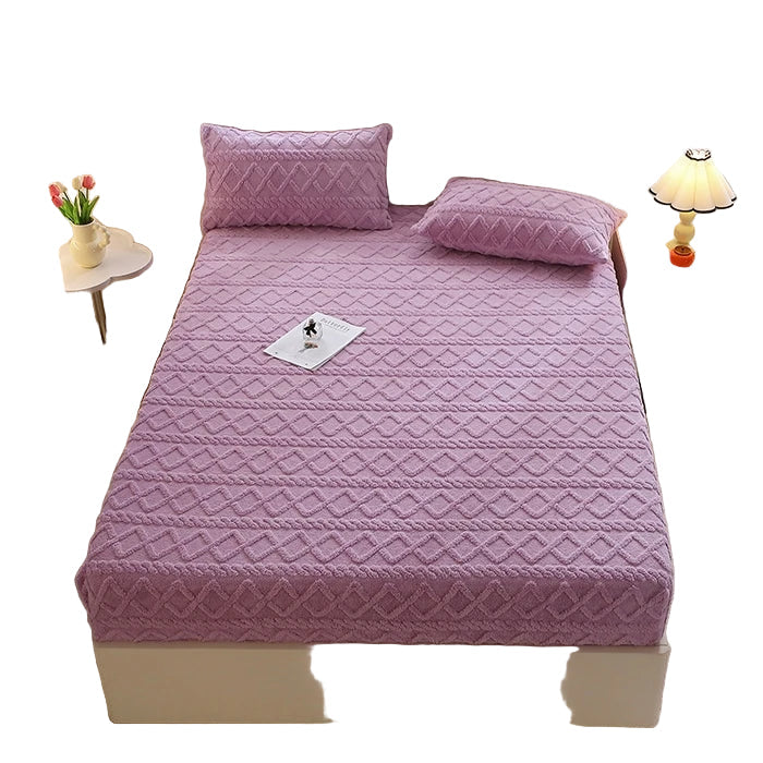 Cozy Thick Patterned Winter Flannel and Plush Blanket