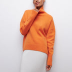 Katrielle Women's Winter Roll Neck Sweater