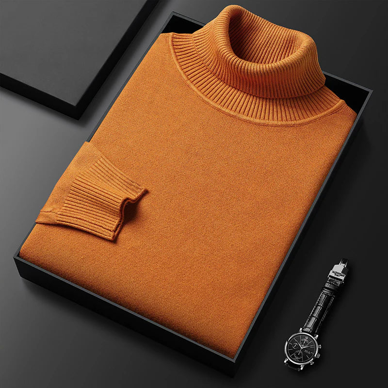 Slim Fit Turtleneck Sweater – Refined Style with Modern Comfort