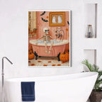 Halloween Poster Collection Featuring Pumpkins, Ghosts, and Cats — Autumn Wall Decor for Your Home