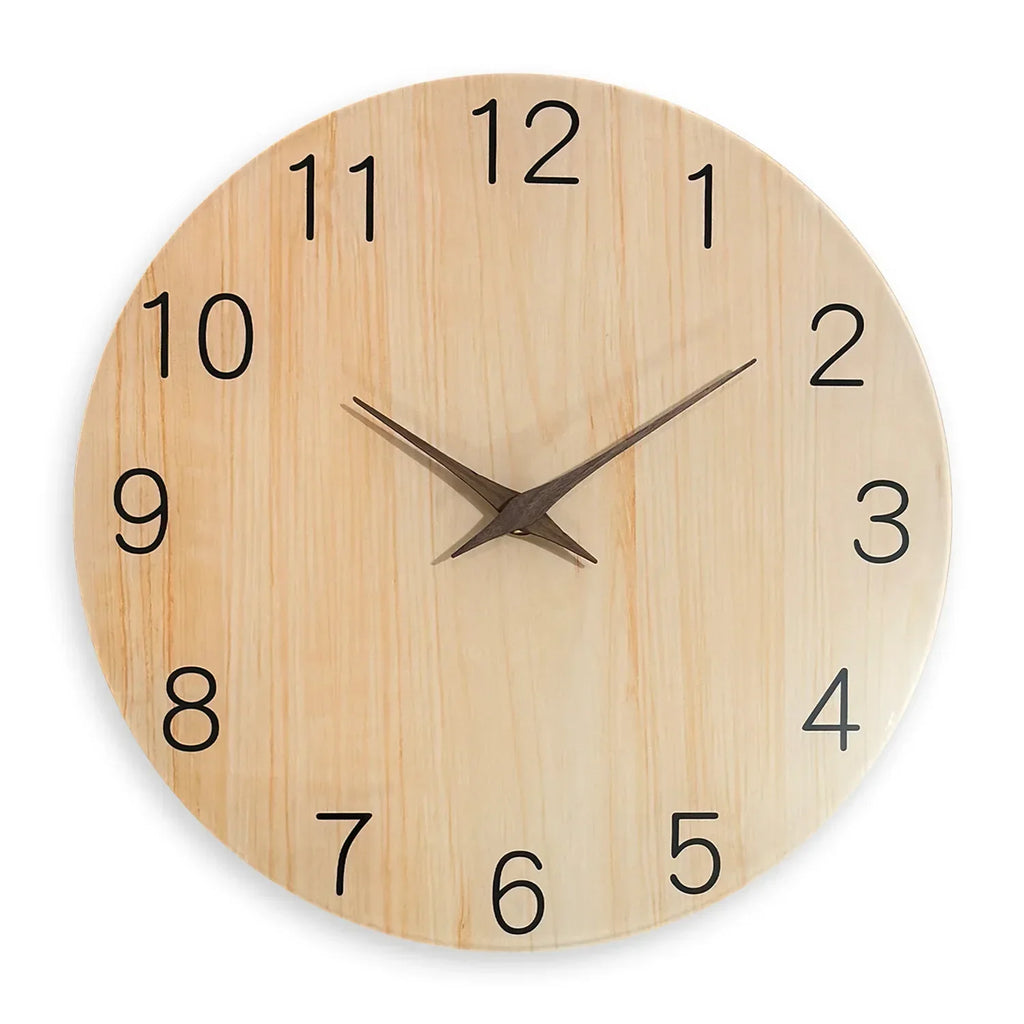 Nature's Grace: A Serene Wall Clock