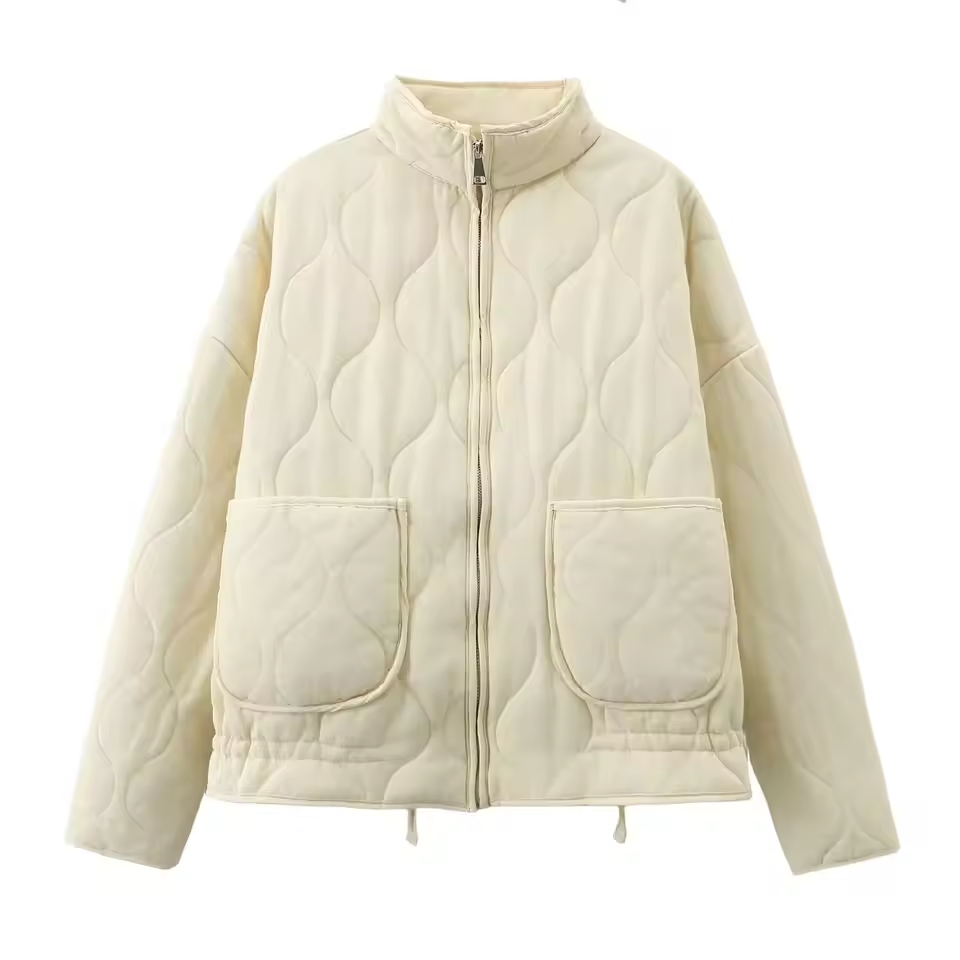 Zinnia – Quilted Everyday Jacket with Pocket Detail