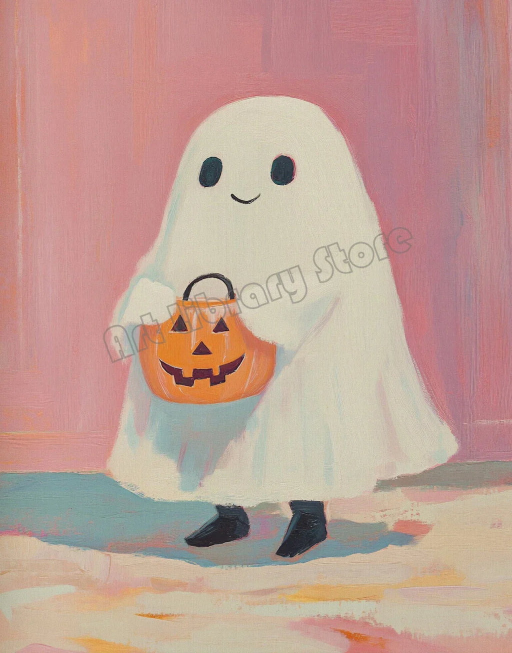 Halloween Poster Collection Featuring Pumpkins, Ghosts, and Cats — Autumn Wall Decor for Your Home