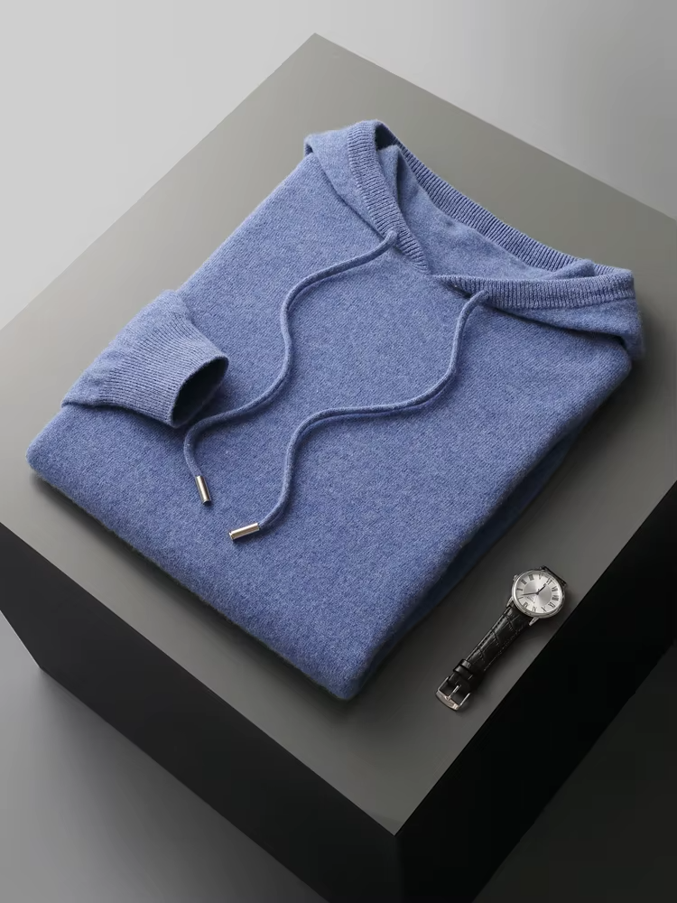 Premium Extra-Fine Merino Wool Leisure Hoodie