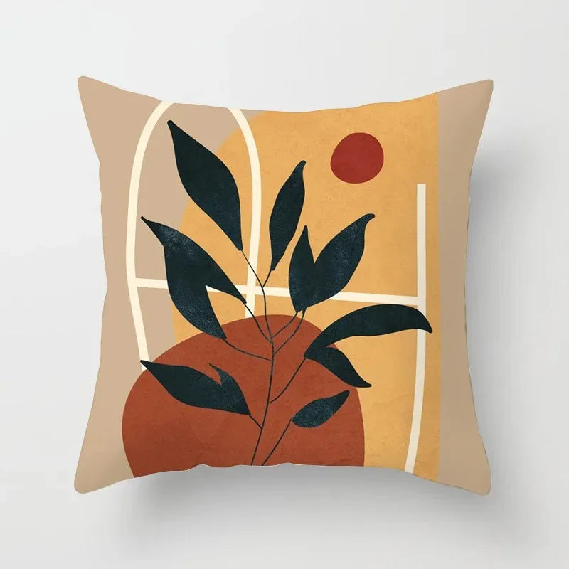 Nature-Inspired Cushions Featuring Botanical Designs