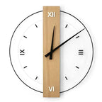 Charming Natural Wood Clock with Elegant Design