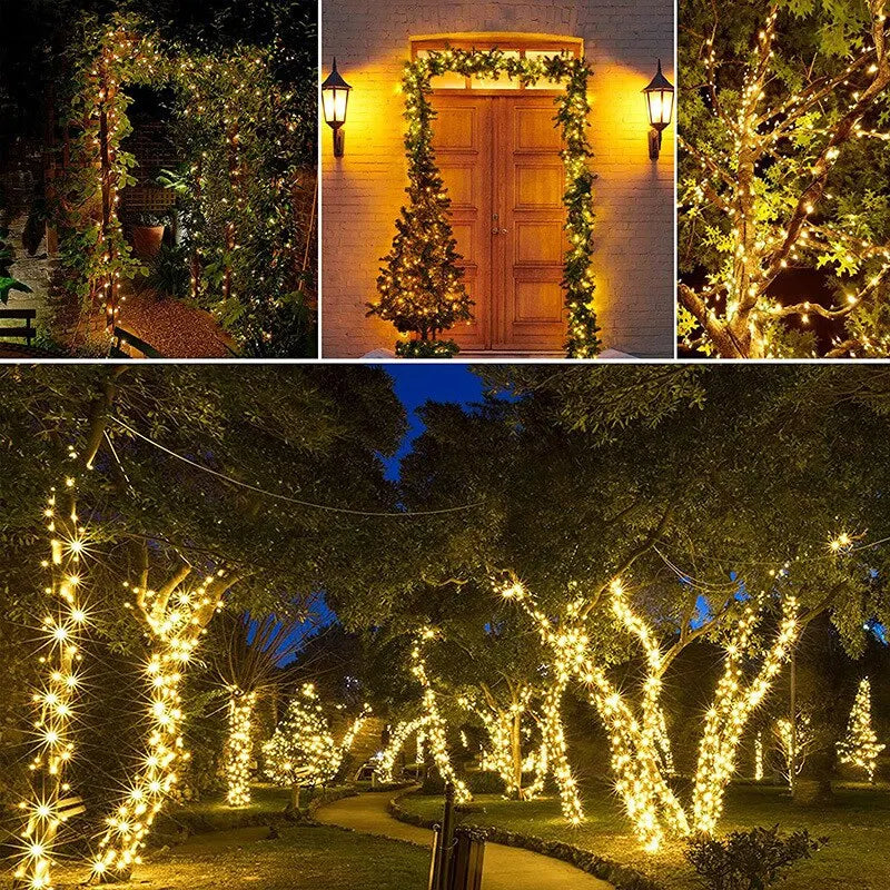 LED Waterproof Solar Garden Garland Lights