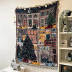 Nutcracker and Stars Christmas Blanket