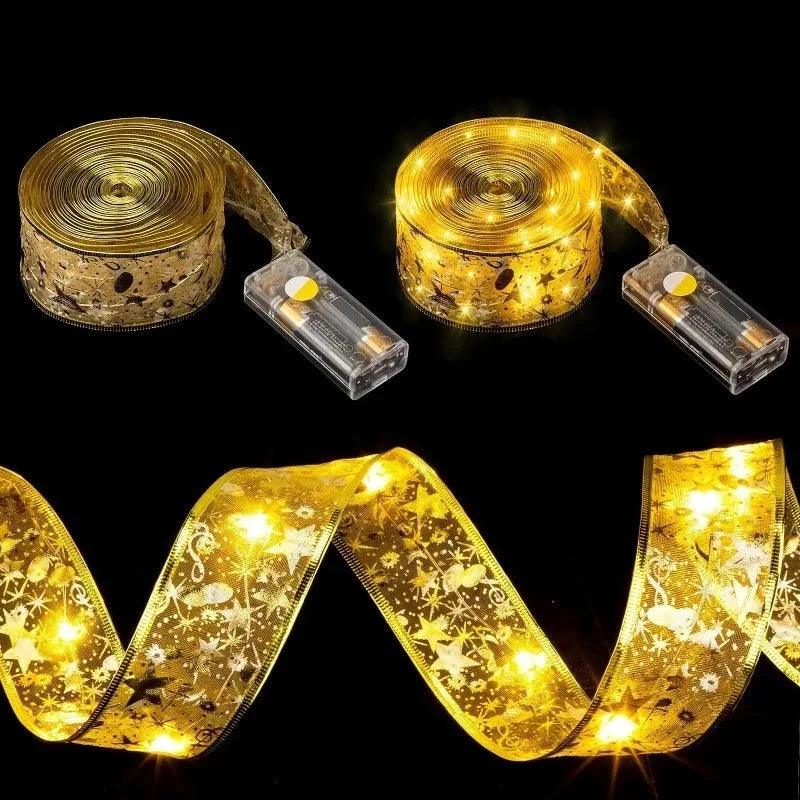 Elegant LED Light Ribbon for Christmas Decor