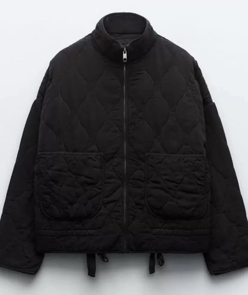 Zinnia – Quilted Everyday Jacket with Pocket Detail