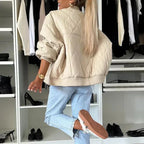 Elin - Stylish Padded Bomber Jacket