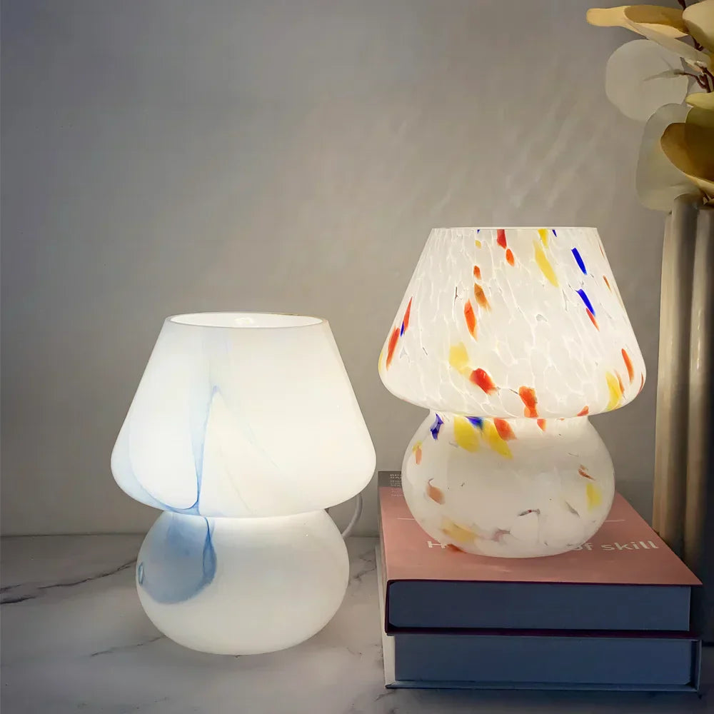 Chic Glass Mushroom Lamp - LumiMush