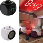 Projection Alarm Clock with Crystal Clear Display