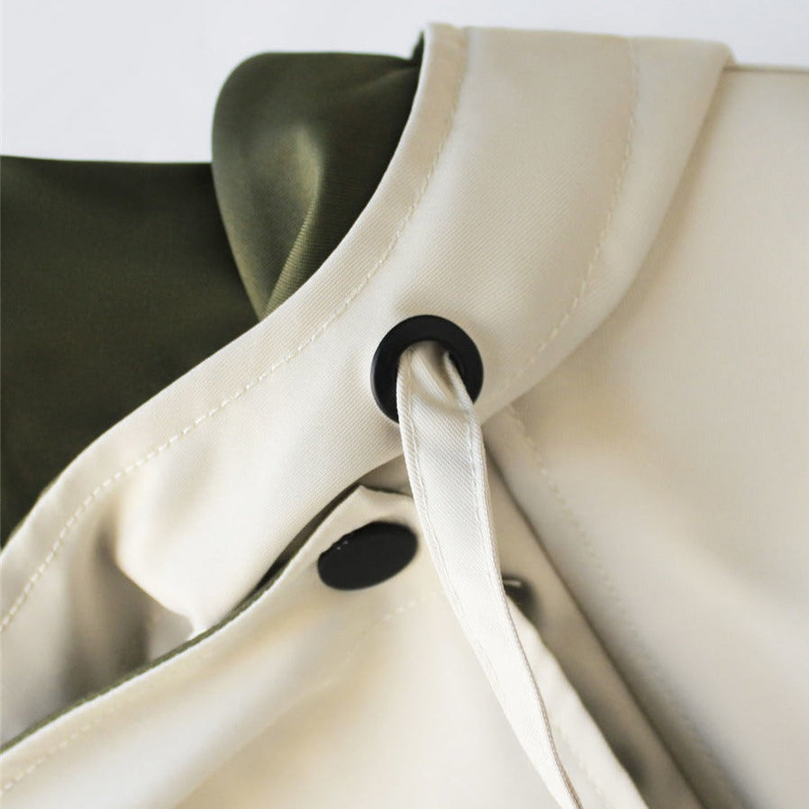 Women's Waterproof Hooded Raincoat - Perfect for Spring