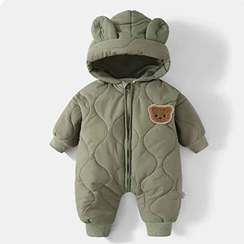 Children's Winter Suit with Bear Fairy Tale Pattern