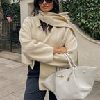 Elara Oversized Wool Coat - Luxurious Comfort