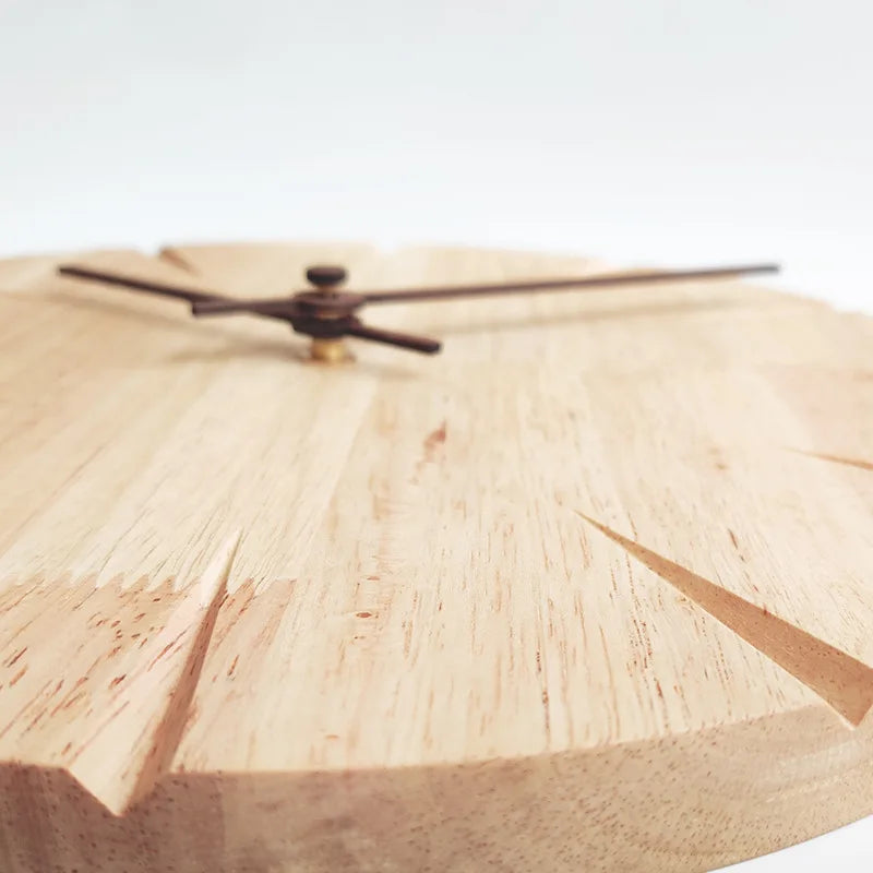 Scandinavian-Style Elegant Wooden Clock