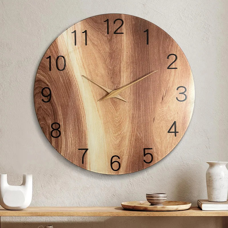 Nature's Grace: A Serene Wall Clock