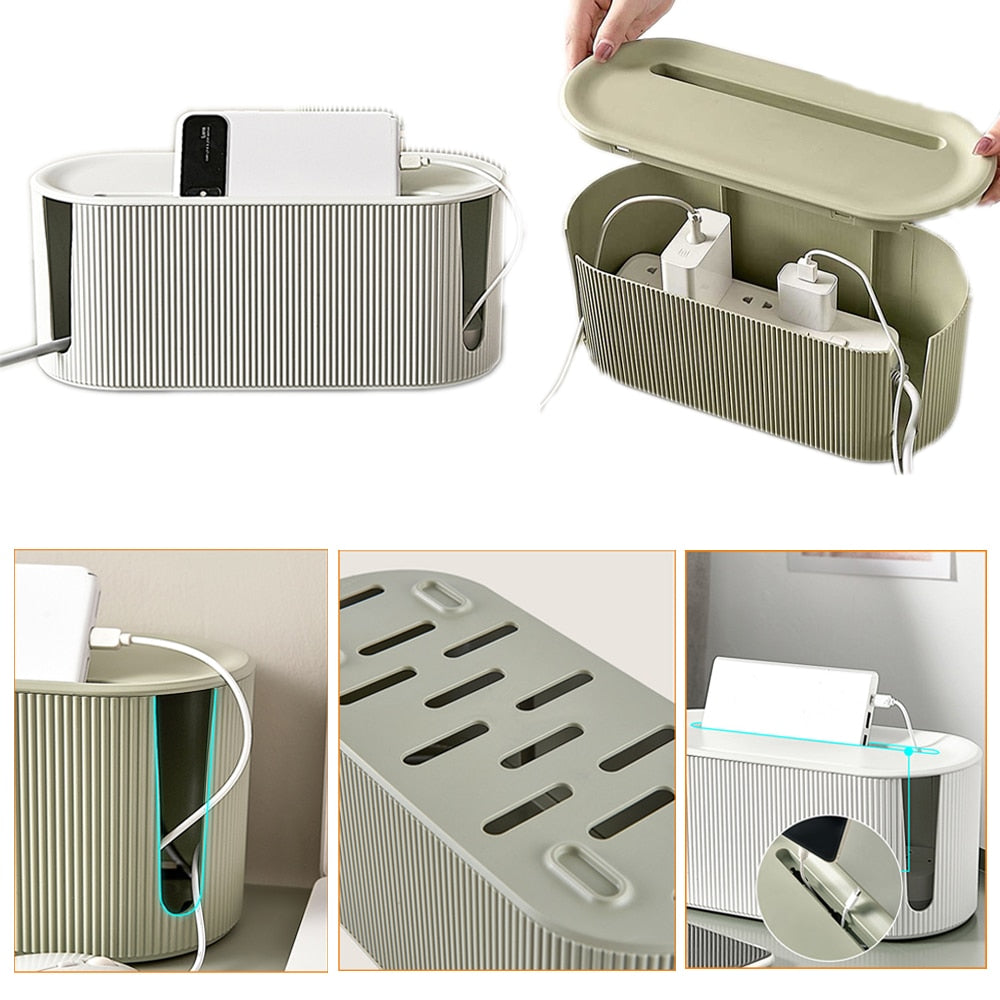 Chic Cable and Adapter Organizer – Where Style Meets Function