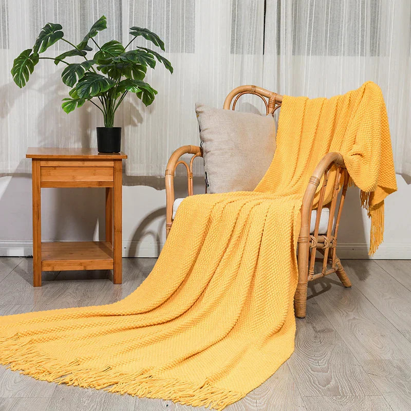 Cozy Scandinavian-Inspired Throw Blanket